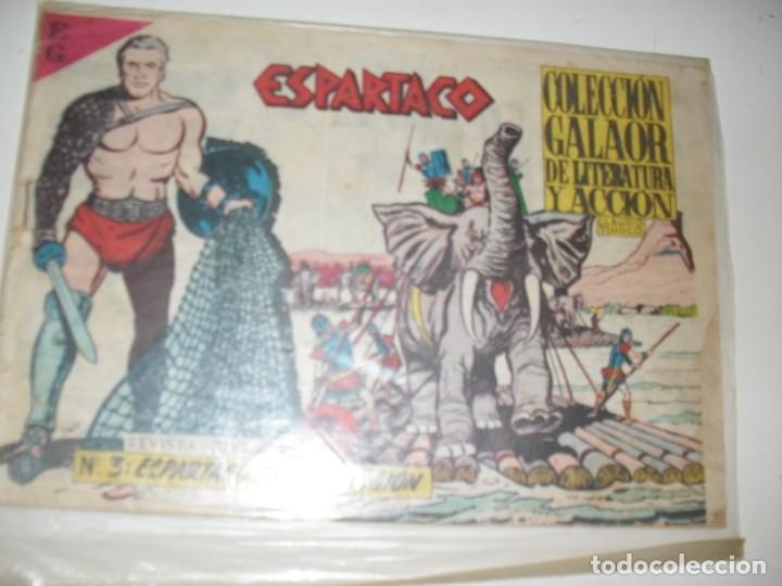 Tebeos: espartaco 3.ediciones galaor,a&ntilde;o 1964.tebeo raro. - Foto 1