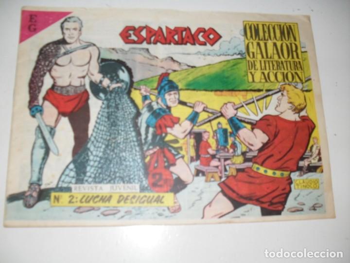 Tebeos: espartaco 2.ediciones galaor,a&ntilde;o 1964.tebeo raro. - Foto 1