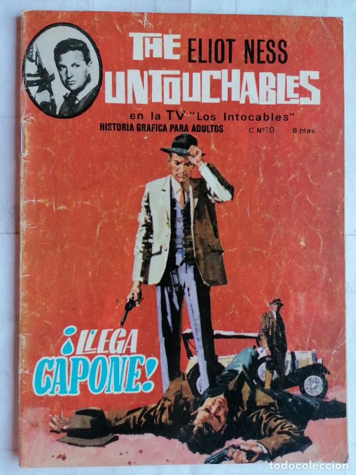 Tebeos: TEBEO LOS INTOCABLES, LLEGA CAPONE, N&ordm; 10, EDICIONES ARTFI 1967 - Foto 1