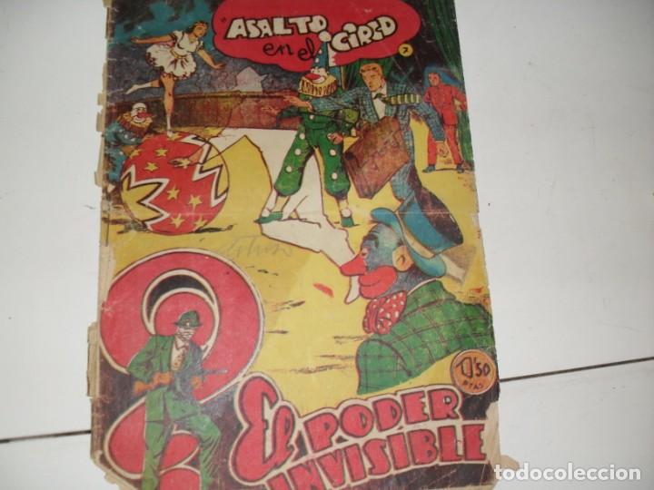 Tebeos: el poder invisible 7.(de 37).ediciones ferma,a&ntilde;o 1957.original,tebeo dificiL.TIENE DEFECTO. - Foto 1