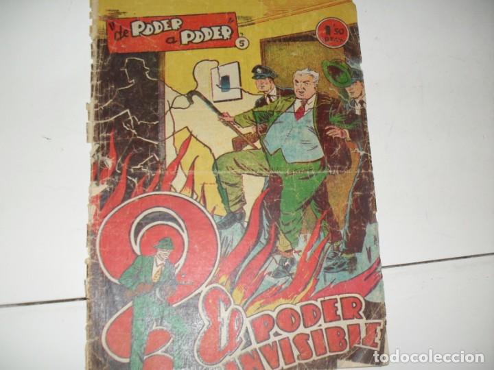 Tebeos: el poder invisible 5.(de 37).ediciones ferma,a&ntilde;o 1957.original,tebeo dificiL.TIENE DEFECTO. - Foto 1