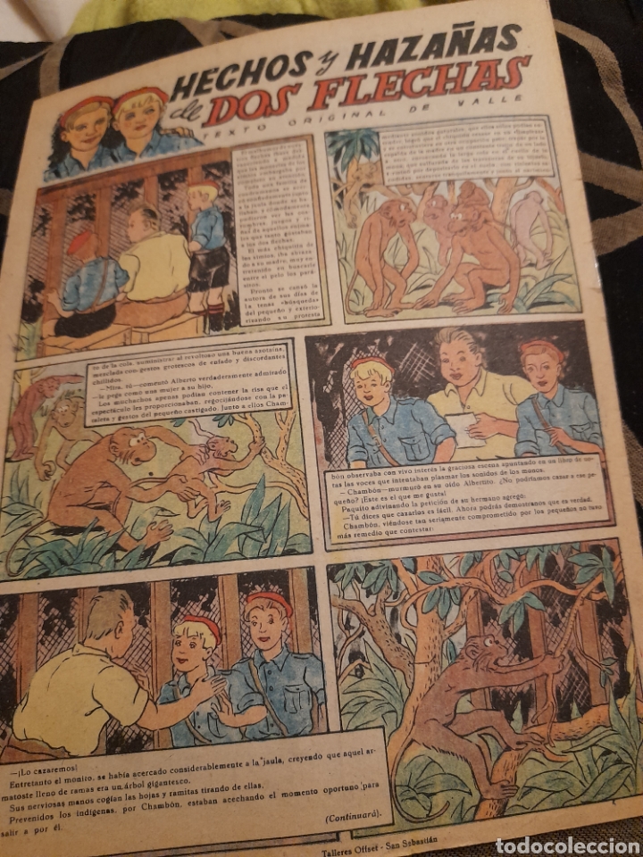Tebeos: Comic de Flechas y Pelayos de 22 de noviembre de 1942 - Foto 2