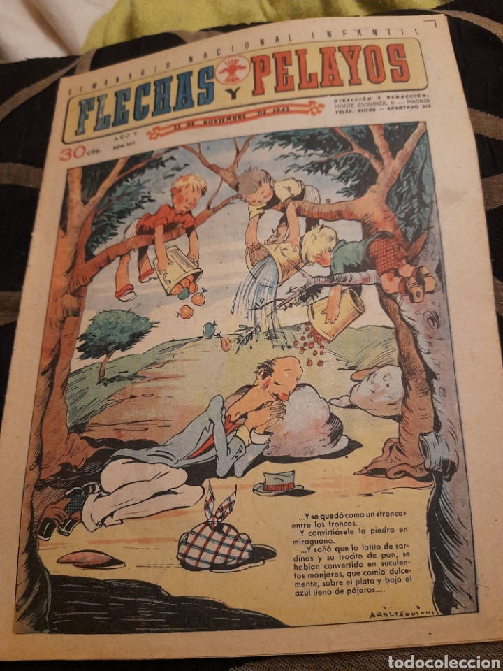 Tebeos: Comic de Flechas y Pelayos de 22 de noviembre de 1942 - Foto 1