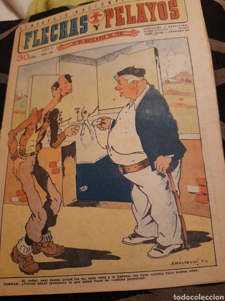 Tebeos: Comic de Flechas y Pelayos de 27 de septiembre de 1942 - Foto 1