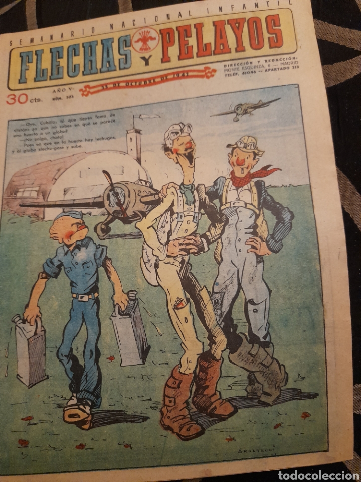 Tebeos: Comic de Flechas y Pelayos de 25 de octubre de 1942 - Foto 1