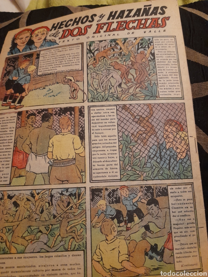 Tebeos: Comic de Flechas y Pelayos de 6 de diciembre de 1942 - Foto 3