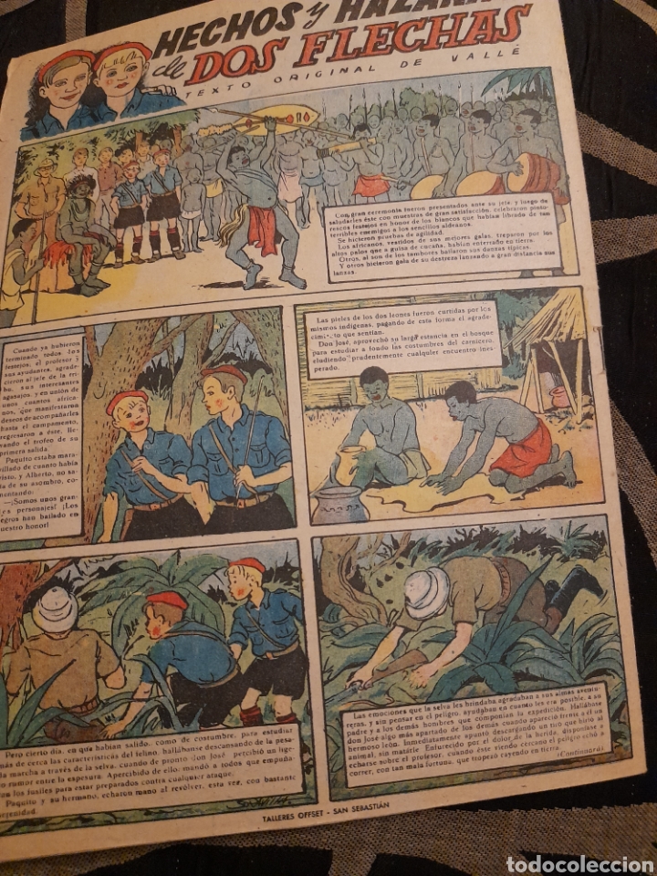 Tebeos: Comic de Flechas y Pelayos de 18 de octubre de 1942 - Foto 3