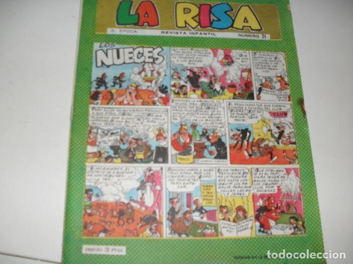 Tebeos: la risa,tercera epoca,21.ediciones marco,a&ntilde;o 1958.tebeo original dificil. - Foto 1