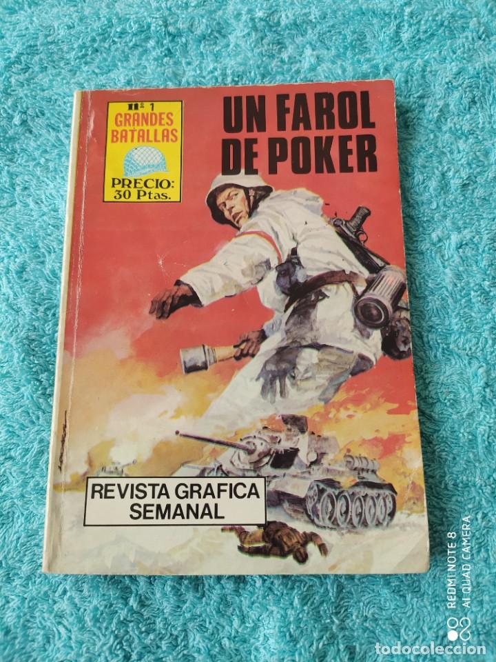 BDs: GRANDES BATALLAS N&ordm; 1 UN FAROL DE POKER EDITORIAL ANTALBE MUY BUEN ESTADO