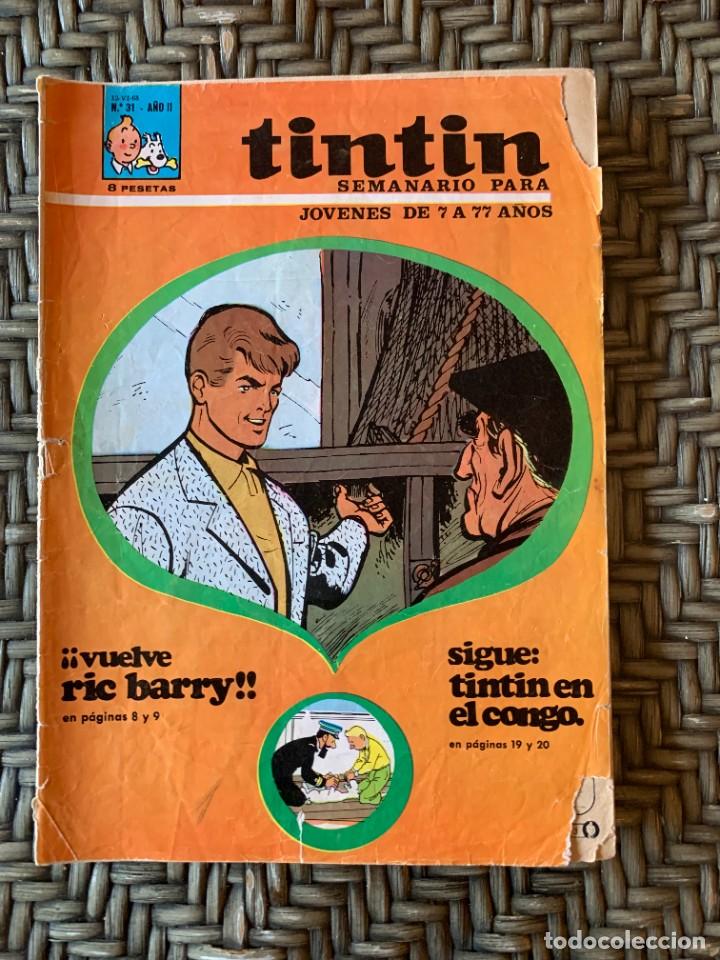 Tebeos: Revista Tintin n&ordm; 31 (Editorial Zendrera) - 1968