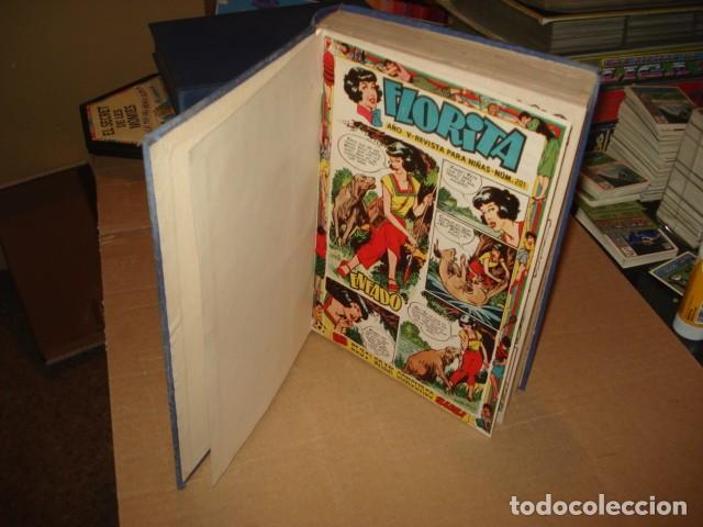 Tebeos: Tomo Florita 201 al 236 (falta 207)+ almanaque 1954, Cliper, buen estado. Colecci&oacute;n A.T.