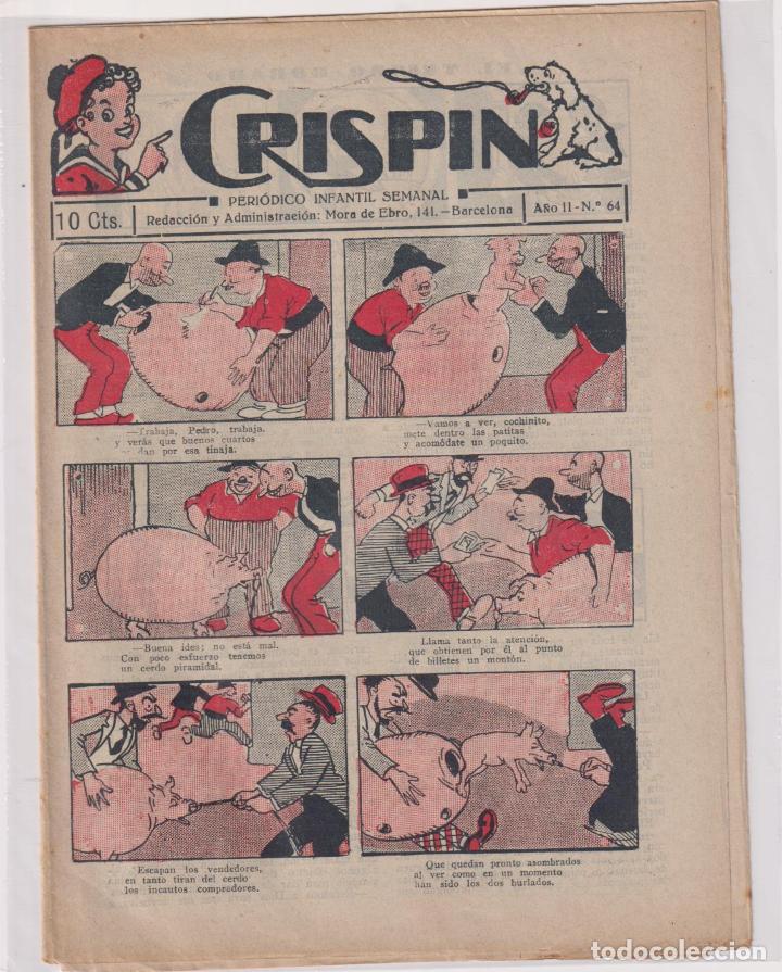 Tebeos: Crisp&iacute;n n&ordm; 64. El Gato Negro 1922. SIN ABRIR - Foto 1