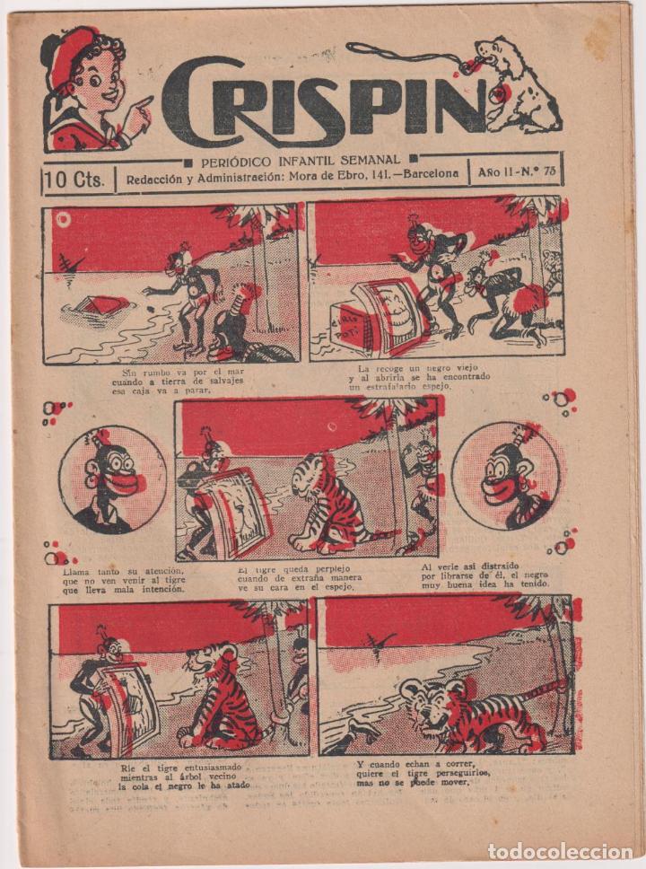 Tebeos: Crisp&iacute;n n&ordm; 73. El Gato Negro 1922. SIN ABRIR - Foto 1