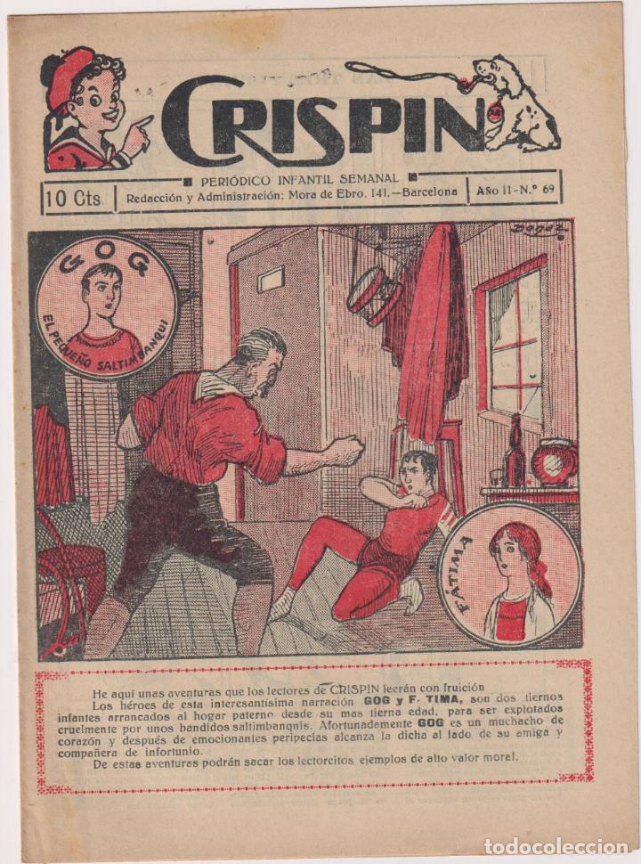 Tebeos: Crisp&iacute;n n&ordm; 69. El Gato Negro 1922. SIN ABRIR - Foto 1