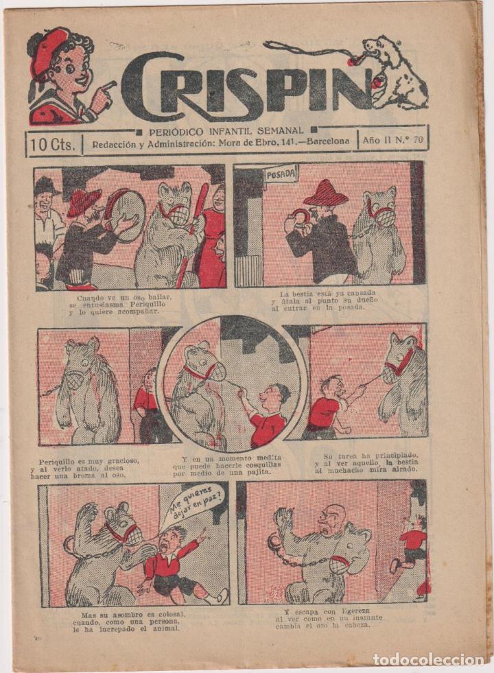 Tebeos: Crisp&iacute;n n&ordm; 70. El Gato Negro 1922. SIN ABRIR - Foto 1