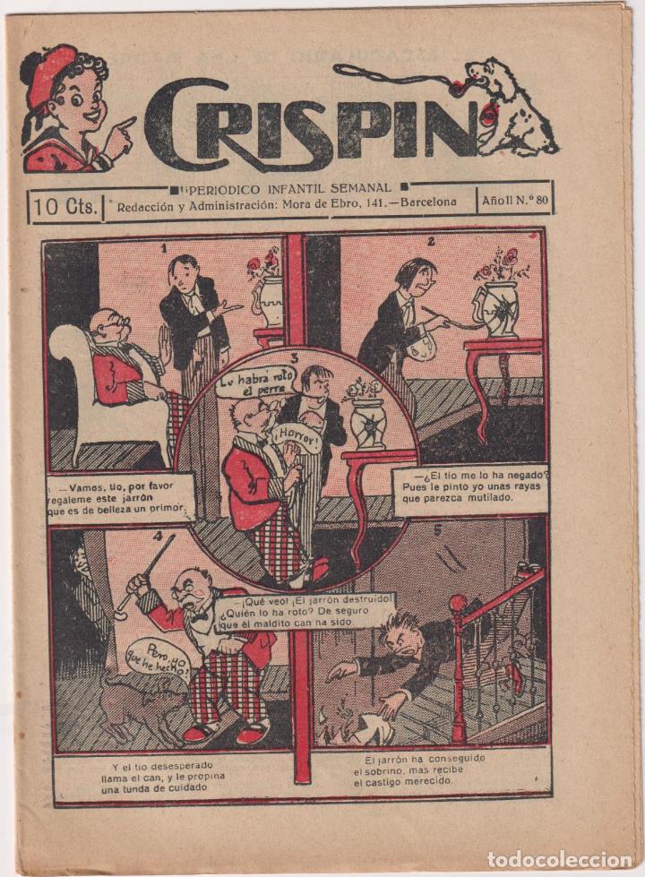 Tebeos: Crisp&iacute;n n&ordm; 80. El Gato Negro 1922. SIN ABRIR - Foto 1