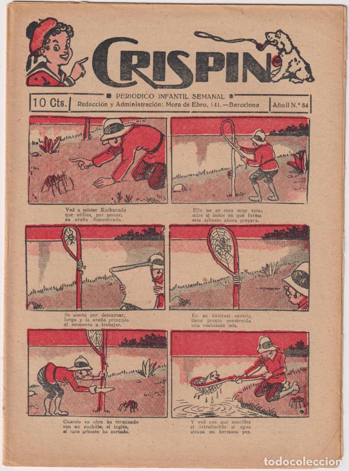 Tebeos: Crisp&iacute;n n&ordm; 84. El Gato Negro 1922. SIN ABRIR - Foto 1
