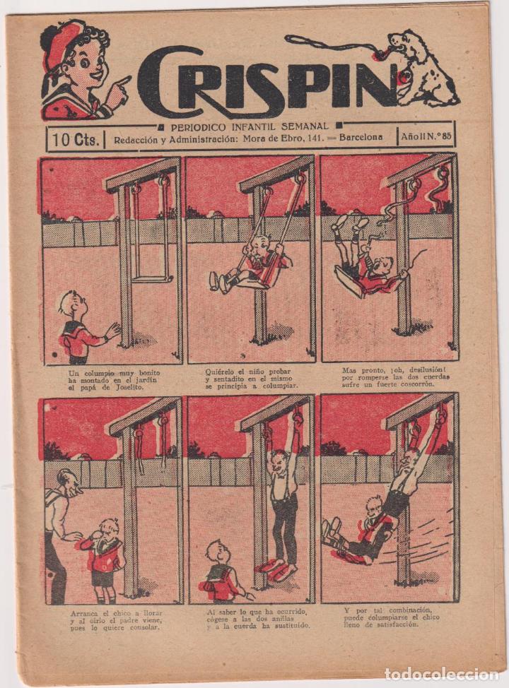 Tebeos: Crisp&iacute;n n&ordm; 85. El Gato Negro 1922. SIN ABRIR - Foto 1