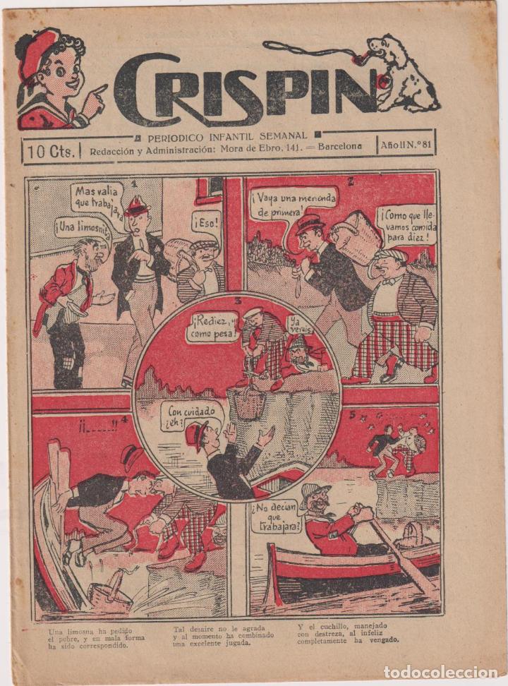 Tebeos: Crisp&iacute;n n&ordm; 81. El Gato Negro 1922. SIN ABRIR - Foto 1