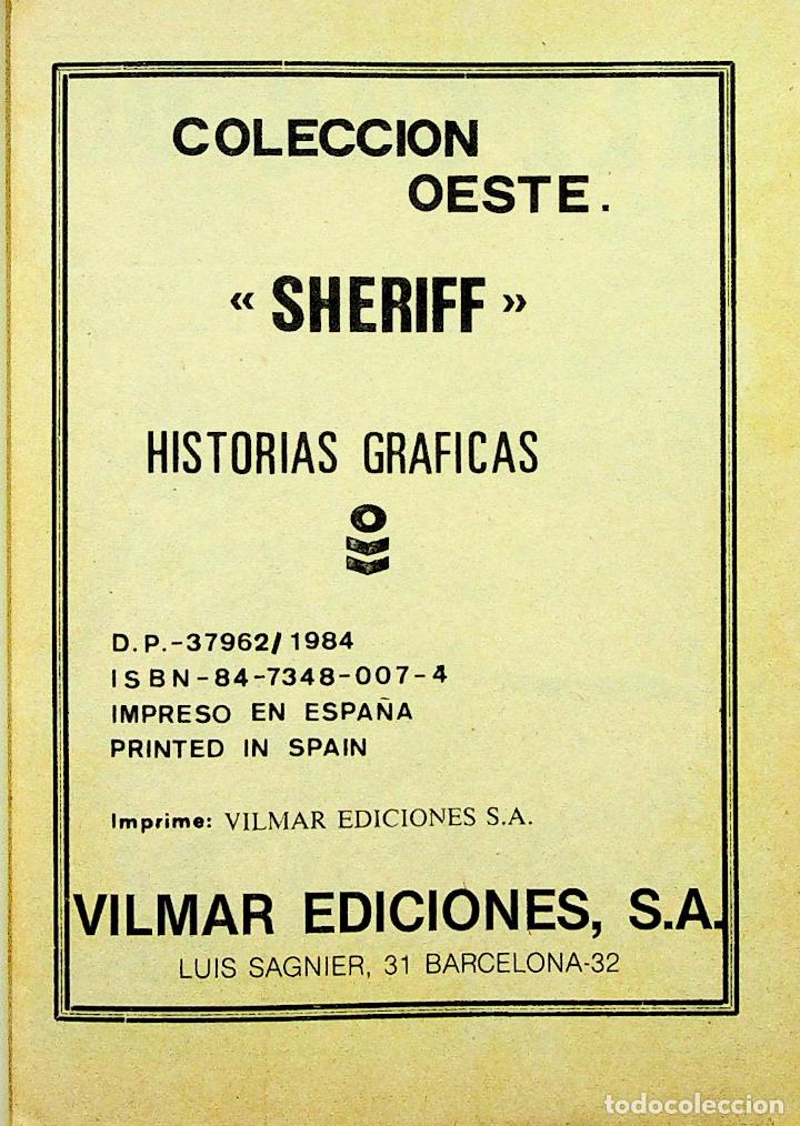 Tebeos: COLECCI&Oacute;N OESTE SHERIFF 255. KIT CARSON. Vilmar, 1984. OFRT - Foto 3