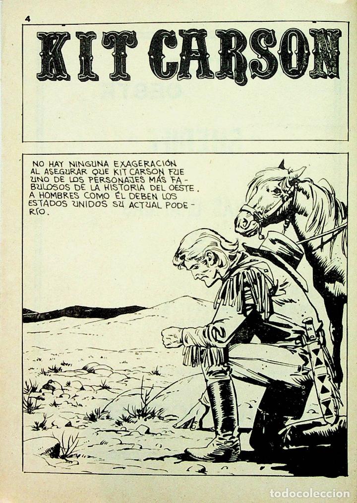 Tebeos: COLECCI&Oacute;N OESTE SHERIFF 255. KIT CARSON. Vilmar, 1984. OFRT - Foto 4
