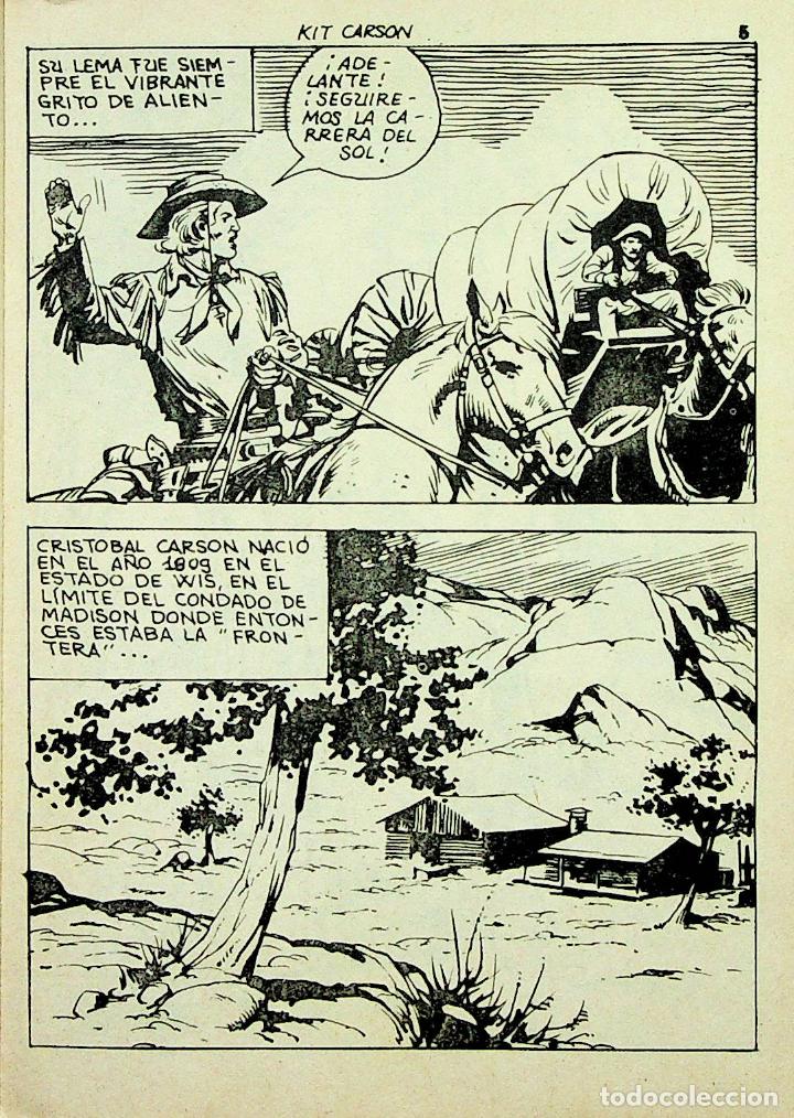 Tebeos: COLECCI&Oacute;N OESTE SHERIFF 255. KIT CARSON. Vilmar, 1984. OFRT - Foto 5