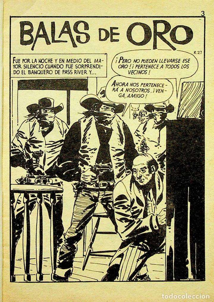 Tebeos: COLECCI&Oacute;N OESTE SHERIFF. BALAS DE ORO. Vilmar, 1979. OFRT - Foto 3