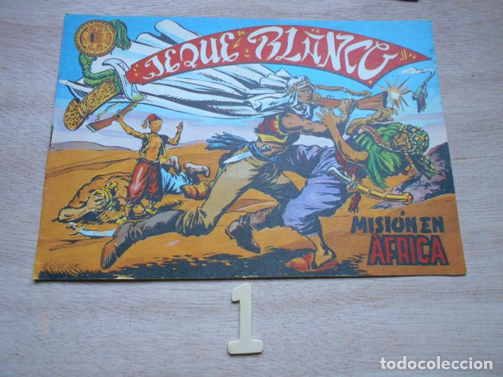 Tebeos: COMIC JEQUE BLANCO 1982 EDITORIAL ANDINA N&ordm; 1 - Foto 1