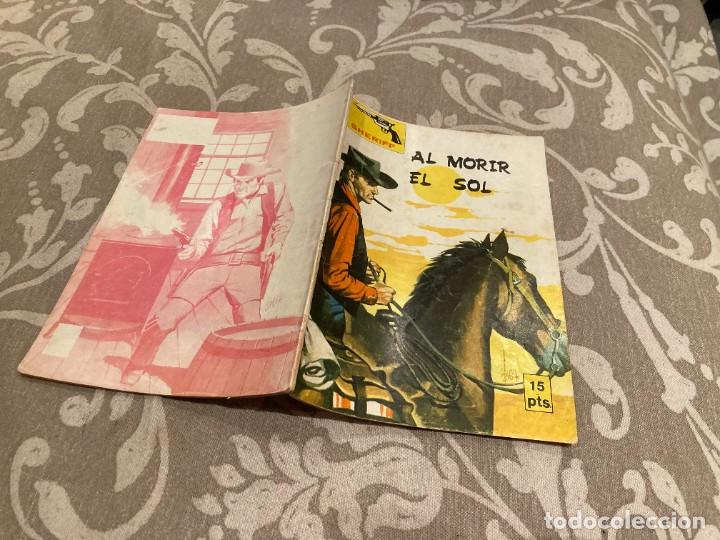Tebeos: SHERIFF. - AL MORIR EL SOL - SIN NUMERO. NOVELA GR&Aacute;FICA OESTE. VILMAR - Foto 1