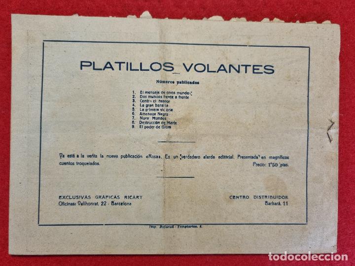 Tebeos: PLATILLOS VOLANTES N&ordm; 9 EL PODER DE GROM ORIGINAL TB2 - Foto 2