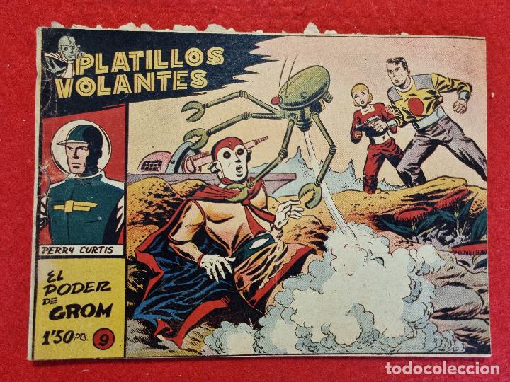 Tebeos: PLATILLOS VOLANTES N&ordm; 9 EL PODER DE GROM ORIGINAL TB2 - Foto 1