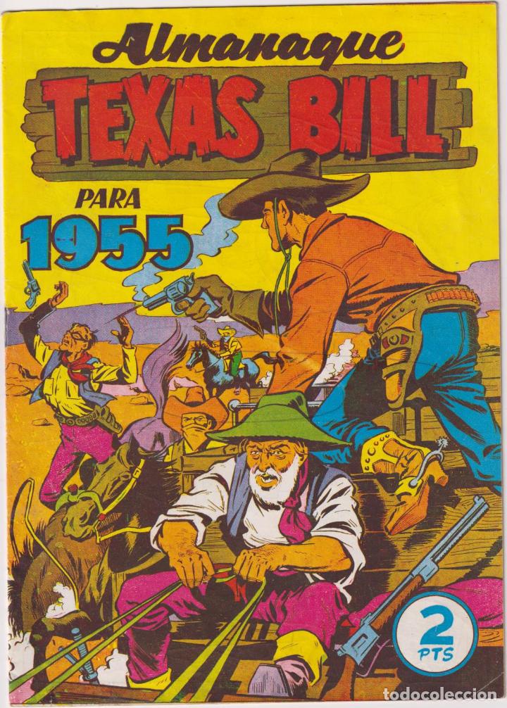 Tebeos: Texas Bill. Almanaque 1955. Hispano Americana - Foto 1