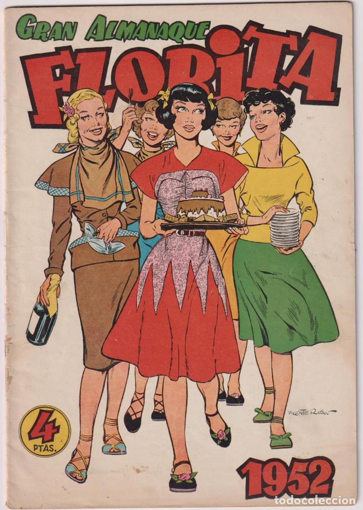 Tebeos: Florita. Almanaque 1952. Cliper - Foto 1