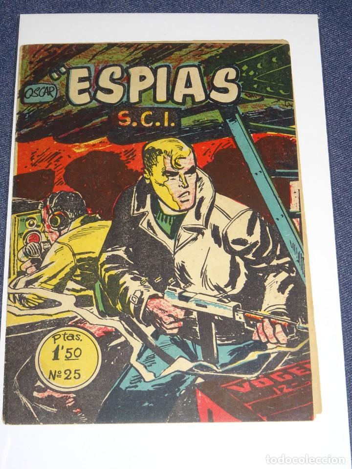 Tebeos: (M4) ESPIAS SCI N.25 - ORIGINAL - POCAS SE&Ntilde;ALES DE USO - Foto 1