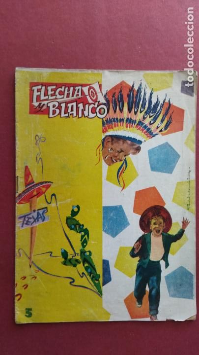 Tebeos: FLECHA Y BLANCO N&ordm; 8 - 20 PGS. 27 X 19,5 CMS - Foto 1
