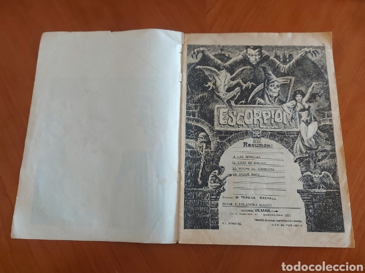 Tebeos: N&uacute;m 67 Escorpi&oacute;n 4 Relatos de Terror 1982 Vilanova Mart&iacute; Vilmar - Foto 2