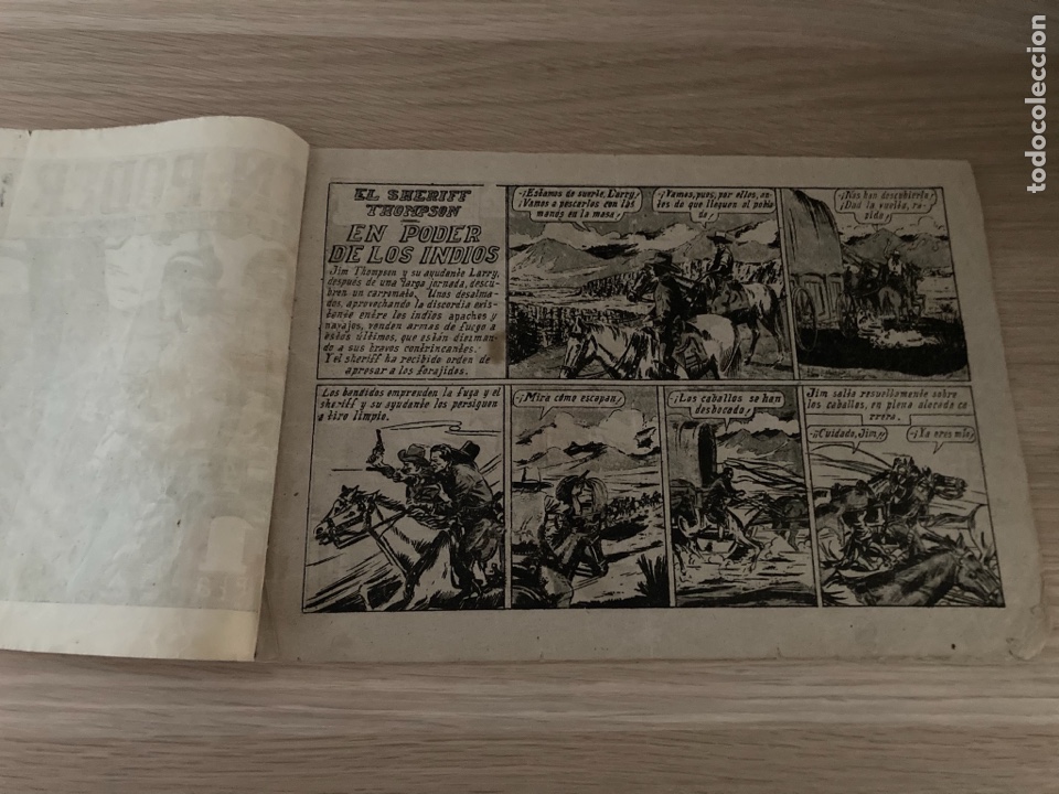 Tebeos: En poder de los indios. El Sheriff Thompson. Claudio Tinoco - Foto 2