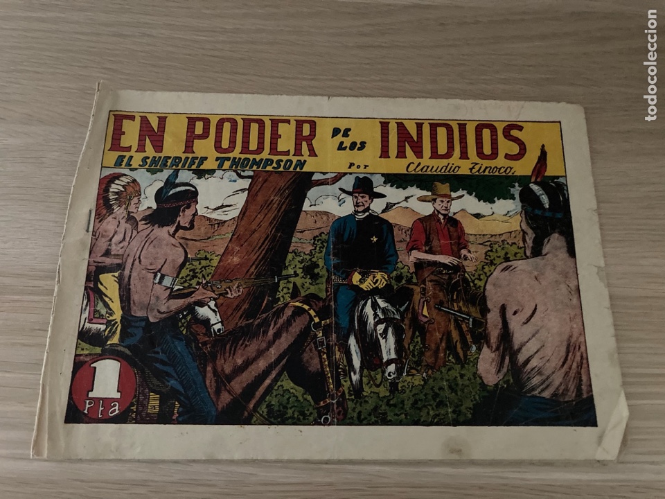 Tebeos: En poder de los indios. El Sheriff Thompson. Claudio Tinoco - Foto 1