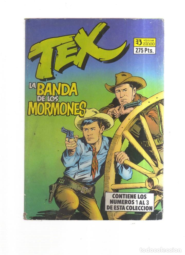Tebeos: TEX LA BANDA DE LOS MORMONES CONTIENE LOS NUMEROS 1 AL 3 - Foto 1