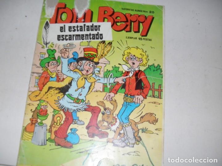 Tebeos: TOM BERRY N&ordm; 20,ediciones alonso,a&ntilde;o 1975.TEBEO DIFICIL. - Foto 1