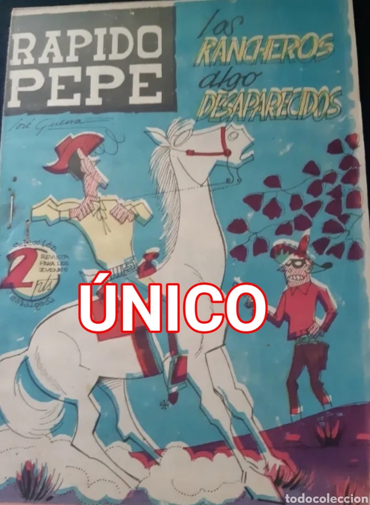 Tebeos: TEBEOS-C&Oacute;MICS CANDY ● CABALGADA 9 ● RAPIDO PEPE ● GEMEX 1962 ● UU99 X0922 ● - Foto 1
