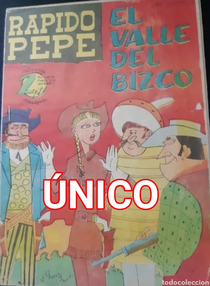 Tebeos: TEBEOS-C&Oacute;MICS CANDY ● CABALGADA 6 ●UNICO● R&Aacute;PIDO PEPE ● GEMEX 1962 ● UU99 X0922 ● - Foto 1