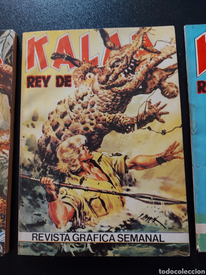 Tebeos: KALAR REY DE LA SELVA, LOTE DE TRES COMICS, REVISTA - Foto 4
