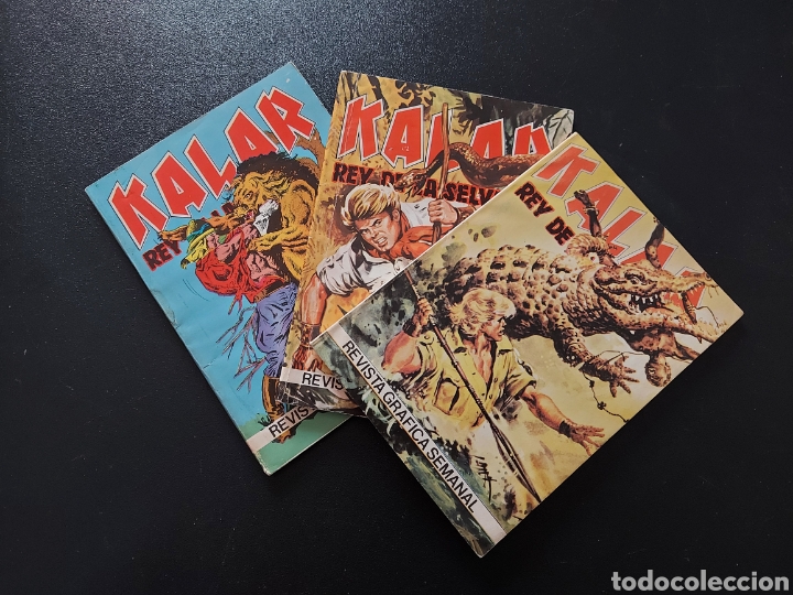 Tebeos: KALAR REY DE LA SELVA, LOTE DE TRES COMICS, REVISTA - Foto 11