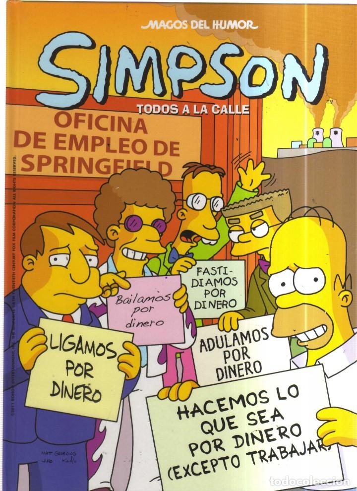 Tebeos: SIMPSON N,29 TODOS A LA CALLE - Foto 1