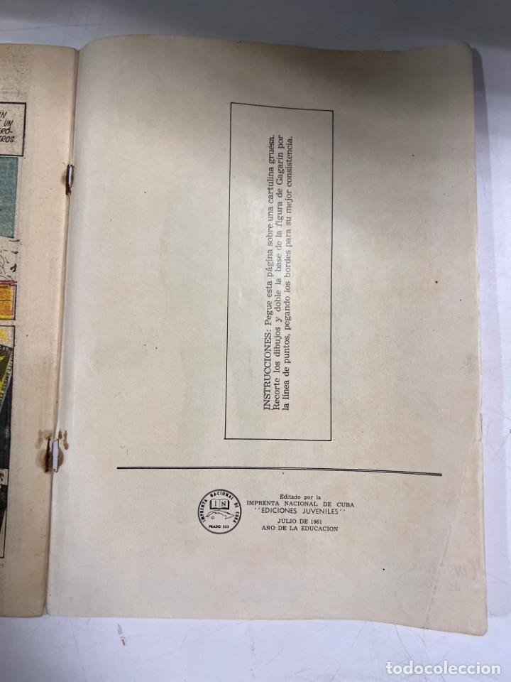 Tebeos: CUBA. TEBEO. GAGARIN. CONQUISTADOR DEL ESPACIO. EDICIONES JUVENILES. 1961. - Foto 7