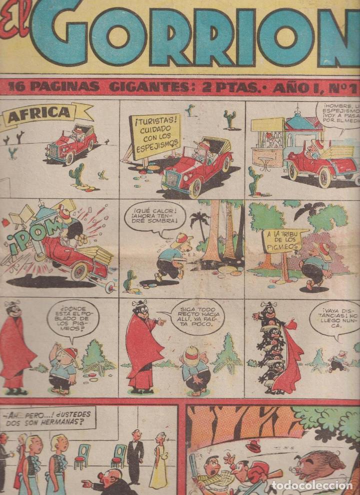 Tebeos: el Gorri&oacute;n n&ordm; 1. Cliper 1953. DIF&Iacute;CIL - Foto 1