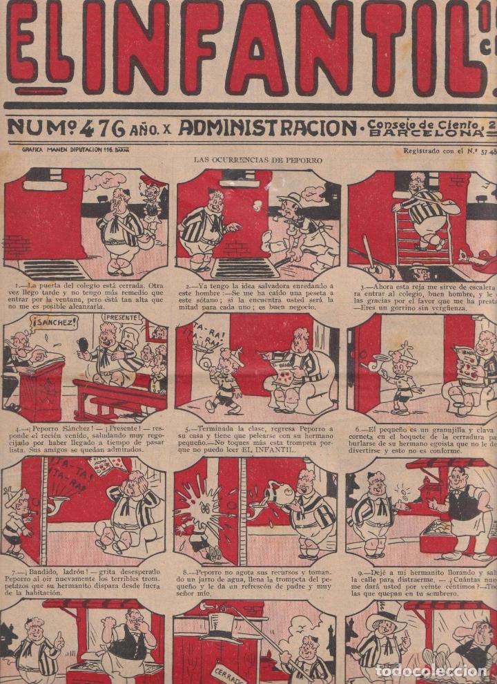 Tebeos: El Infantil n&ordm; 476. Editorial Marco 1926 - Foto 1