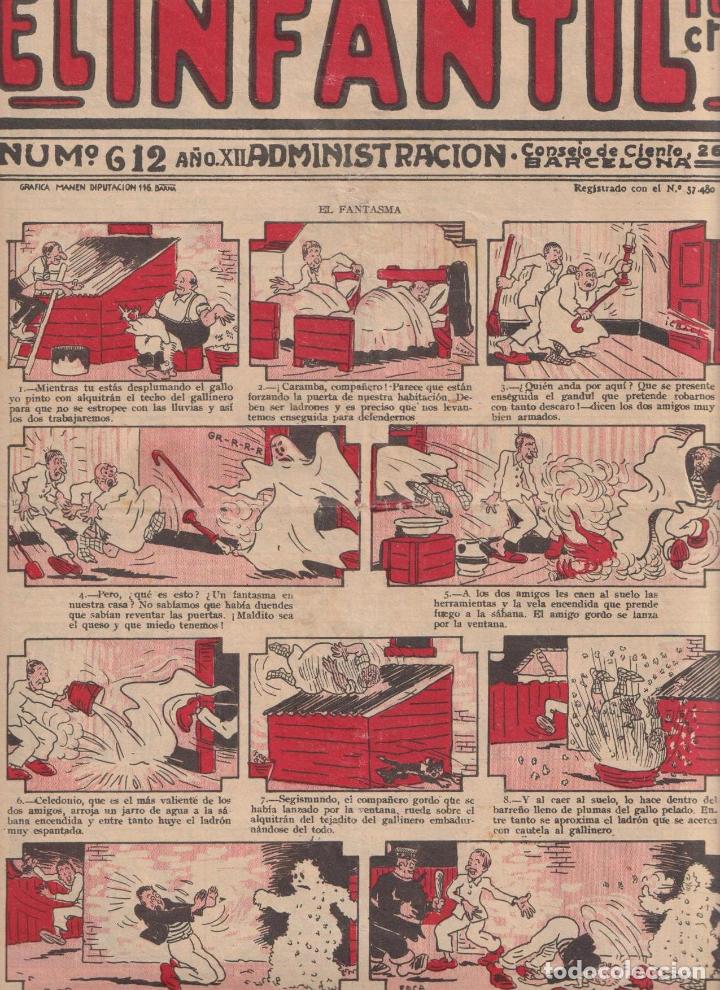 Tebeos: El Infantil n&ordm; 612. Editorial Marco 1926. DIF&Iacute;CIL - Foto 1