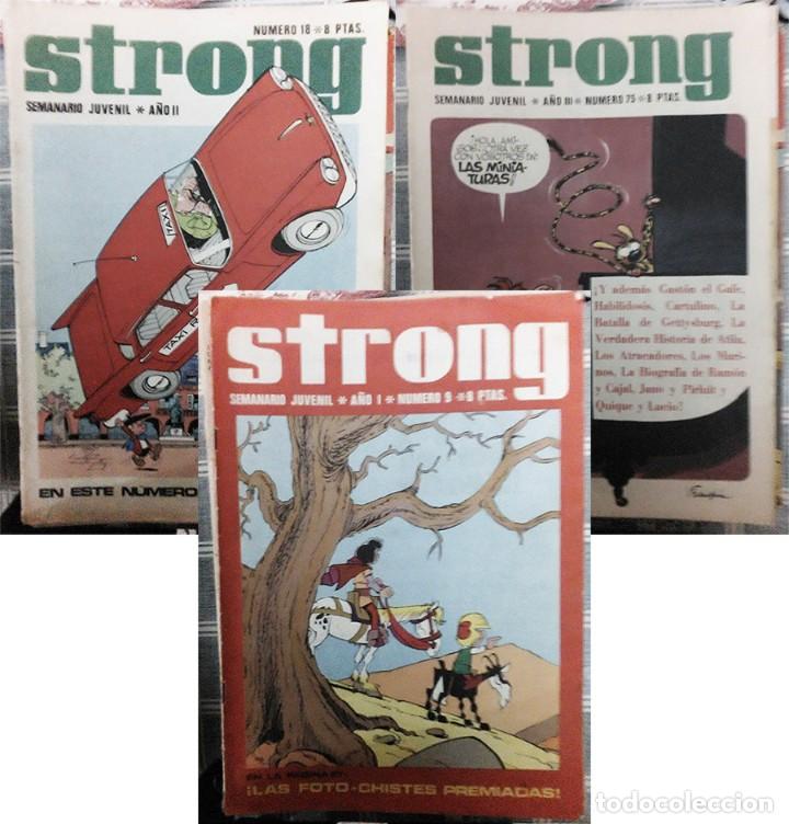 Giornalini: STRONG N.&ordm; 9 + N.&ordm; 18 + N.&ordm; 75 ED. ARGOS